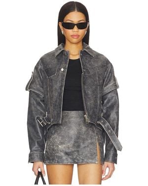 Manokhi Vintage Oversized Jacket - Black