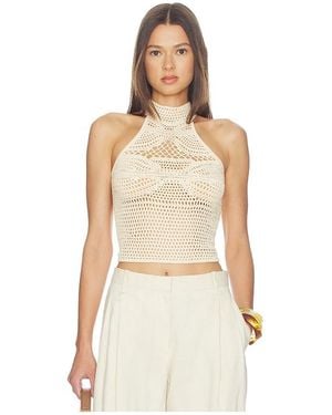 THE GARMENT Egypt Crochet Top - Natural