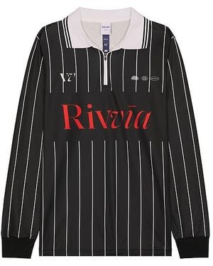 Rivvia Projects Langärmliges Polohemd Team - Schwarz