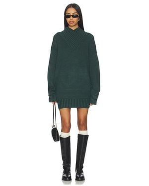 SER.O.YA Grobes Pulloverkleid Dessa - Blau