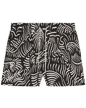 Oas Badeshorts Tar Lorenzo - Schwarz
