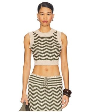 Agua Bendita Emory Ete Top - Grey