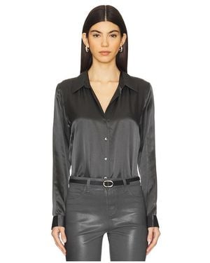 L'Agence 'Agence Tyler Long Sleeve Blouse - Black
