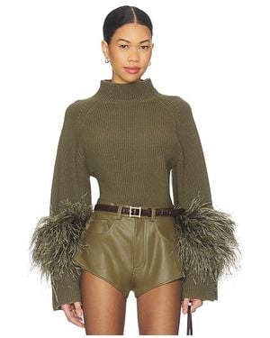 LAPOINTE Jersey En Color Verde Oliva Talla (También En S)