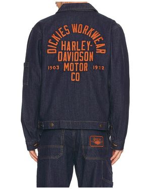 Dickies X Harley Davidson Denim Jacket - Blue