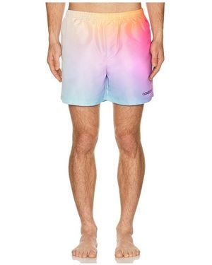 CASABLANCA Gradient Printed Swim Shorts - Pink