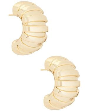 Mega Boucles D'Oreilles En - Blanc
