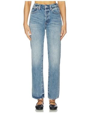 Pistola Cassie Super High Rise Straight Jeans - Blue