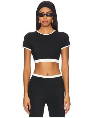 Strut-this The Alfie Crop Top - Black