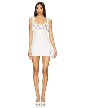 La Fuori Frosted Chloe Mini Dress - White