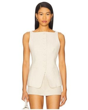 L'academie 'Academie By Marianna Ami Top - White