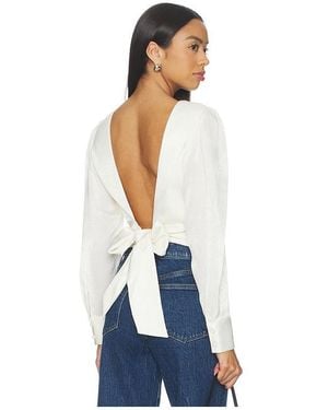 Joe's Jeans The Marie Tie Back Blouse - Blue