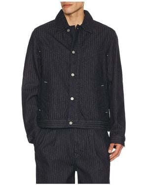 Scotch & Soda Western Detail Trucker Jacket - Blue