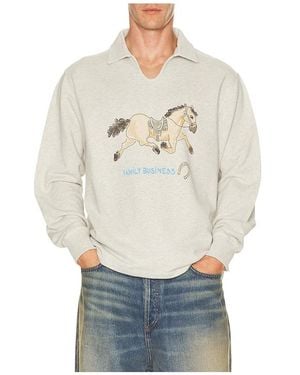 Edmmond Studios Sweat Family En. Taille Also En S, M, Xl/1X - Blanc