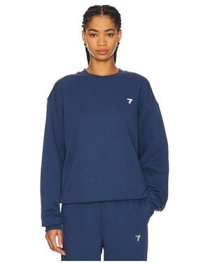 7 DAYS ACTIVE Organic Crewneck - Blue