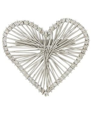 Isabel Marant Eden Brooch - White