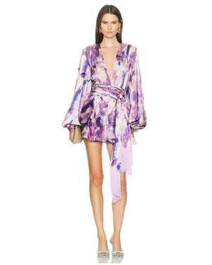 Bronx and Banco Wisteria Bedouin Coastal Mini Dress - Red