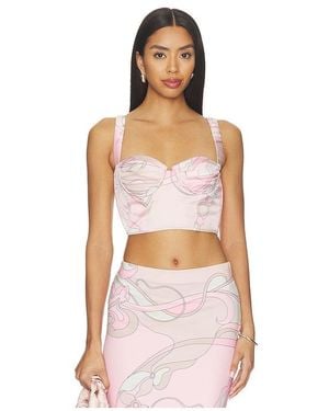 Cin Cin Astrid Bustier Top - Multicolour