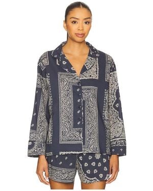 The Great The Pajama Shirt - Blue