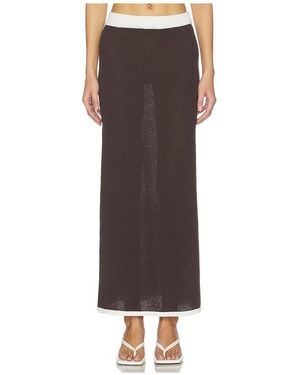 4th & Reckless Morganna Knitted Skirt - Brown