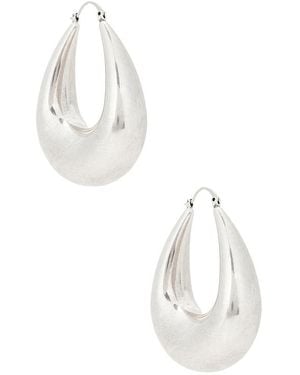 Shashi Julia Hoop Earring - White