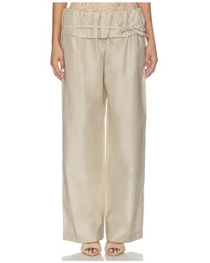 Magda Butrym Wide Leg Pant - Natural
