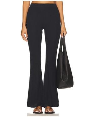 Negative Underwear Pointelle Flare Pant - Black