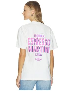 Los Sundays T-SHIRT ESPRESSO MARTINI en White - Multicolore