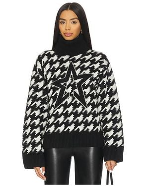 Perfect Moment Chunky Houndstooth セーター - ブラック