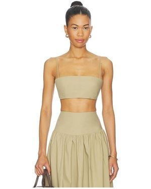 Susana Monaco Crop String Top - Natural