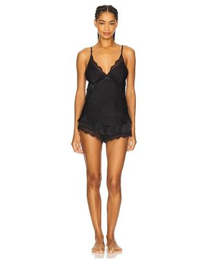 Flora Nikrooz Madelyn Sueded Charm Cami Set - Black