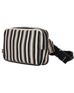 BEIS The Summer Stripe Belt Bag - Black