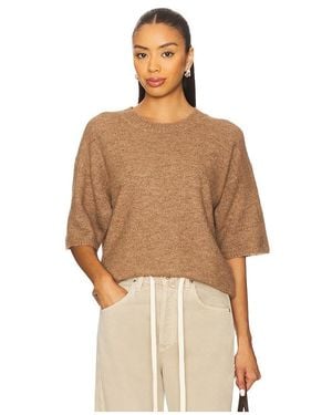 Free People Margot Sweater Tee - Natural