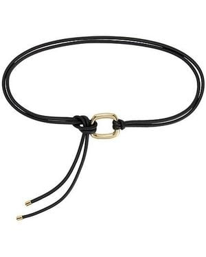 Madewell Organic Tie Ring Belt - Black
