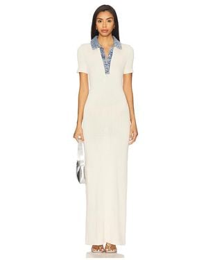 SER.O.YA Maxikleid Reye - Weiß