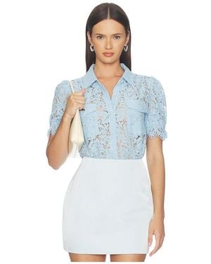 Generation Love Mina Lace Shirt - White