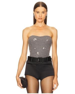 Jonathan Simkhai Tube-Top Waverlie - Schwarz