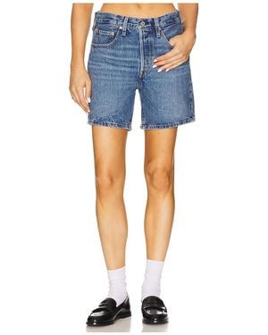 Levi's 501 Mid Thigh Short - Blue