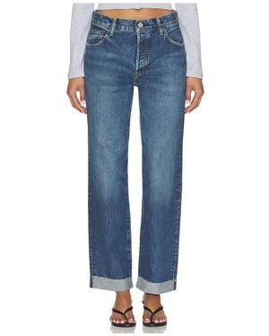 Moussy Kent Straight Leg Jeans - Blue