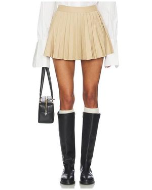 MORE TO COME Mazzie Mini Skirt - Natural
