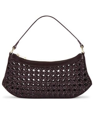 JW PEI Shoulder Bag Mit Webmuster Lily - Schwarz