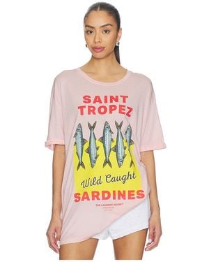 The Laundry Room Camiseta Tamaño Grande Saint Tropez Sardines En Color Rubor Talla (También En S) - Multicolor