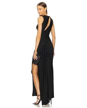 Michael Costello X Revolve Garland Gown - Black