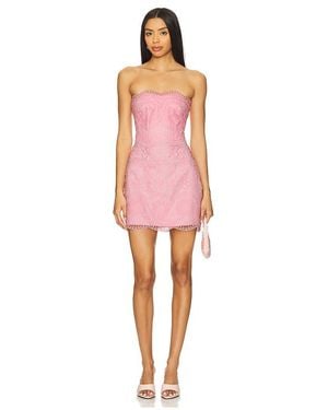 LoveShackFancy Kleid Vailia - Rot