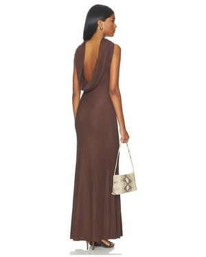 Et Ochs Blair Knit Gown - Brown