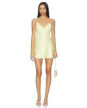 MORE TO COME Lilac Mini Dress - Yellow