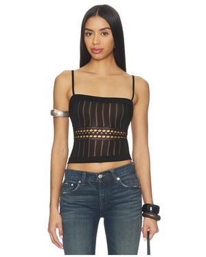 Lovers + Friends Francie Knit Tank - Black