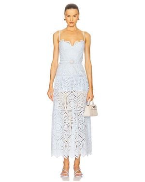 Generation Love Zuria Cotton Eyelet Maxi Dress - White