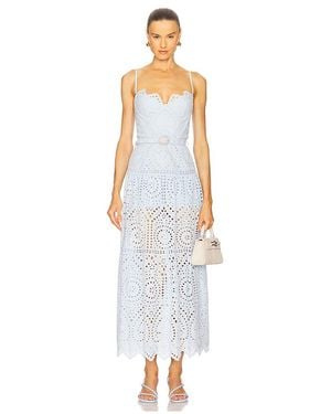 Generation Love Zuria Cotton Eyelet Maxi Dress - ホワイト