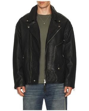 AllSaints Bradford Biker Jacket - Black